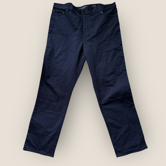 Banana Republic - Men’s Traveler Slim Fit Pants – Size 42x34 – Navy Blue (NWOT) - Picture 2 of 6